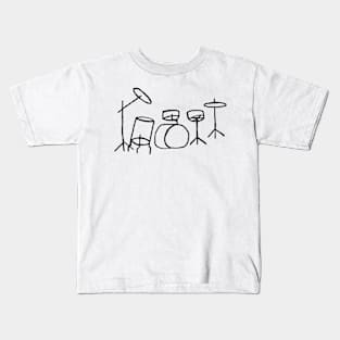 Drum Set Kids T-Shirt